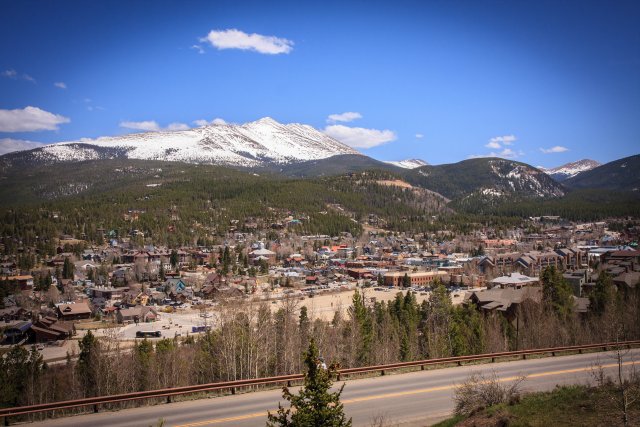 Looking over Breckenridge